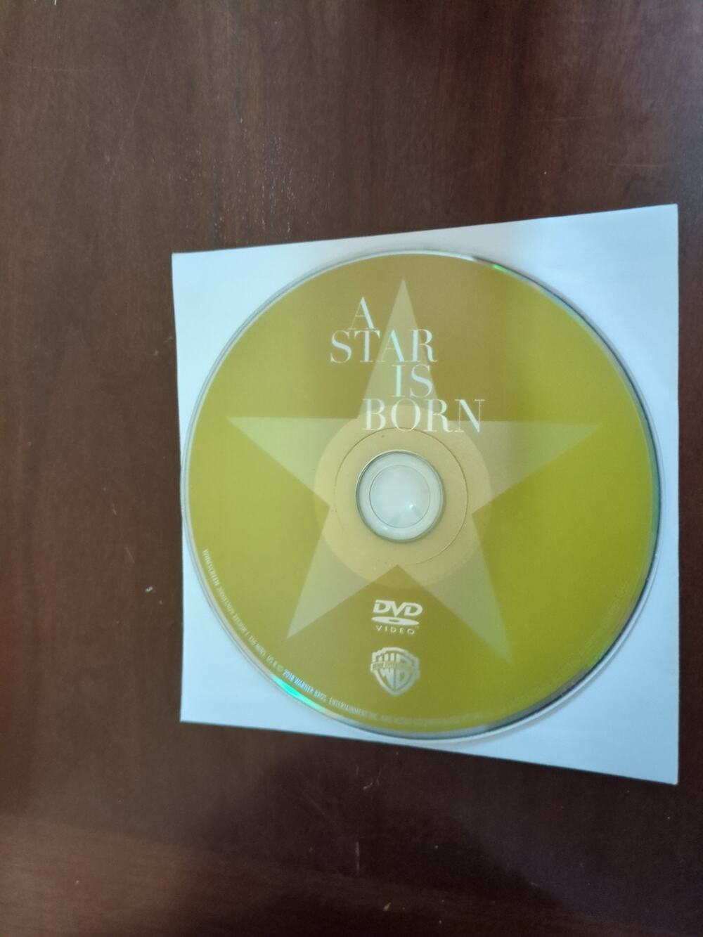 A STAR IS BORN Bradley Cooper Lady Gaga DVD disc only